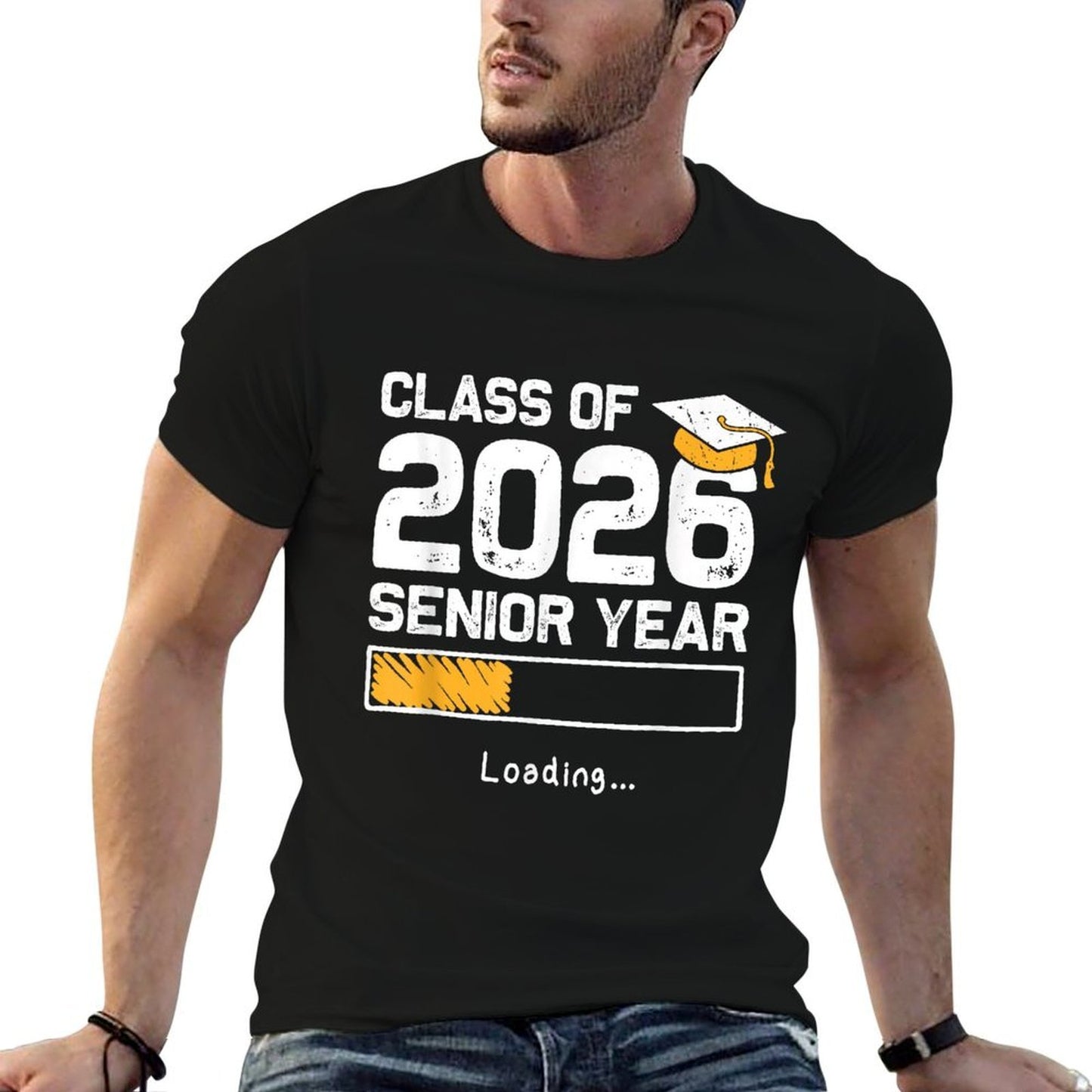 Class of 2026 Senior Year Loading Funny Senior 2026  Affordable Price T-Shirt