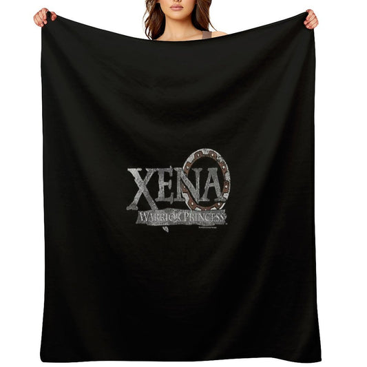 Battered Logo Xena Premium Throw Blanket