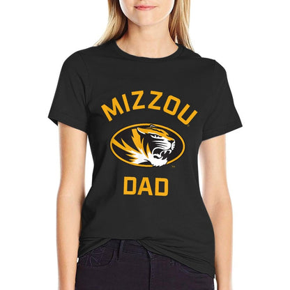 University of Missouri Mizzou Tigers Arched Dad  Affordable Price T-Shirt