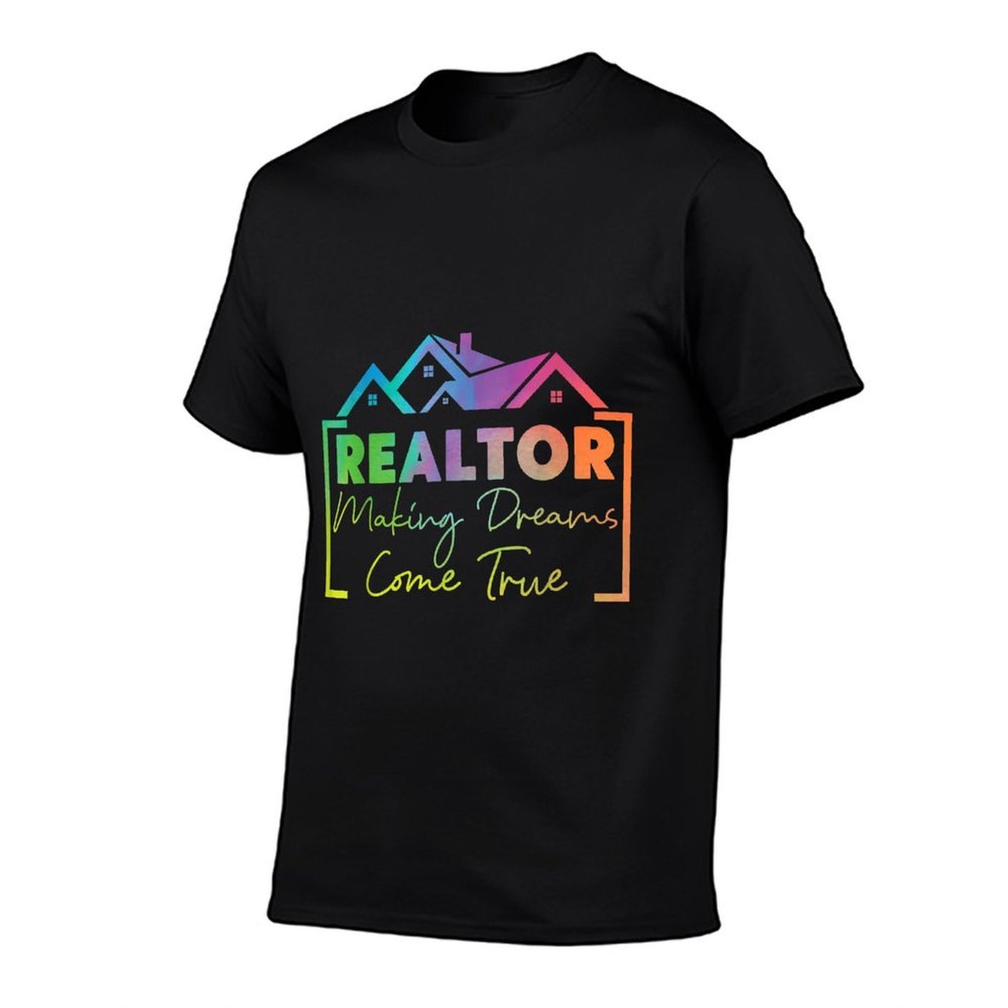 Realtor Making Dreams Come True Watercolor  Easy-care T-Shirt
