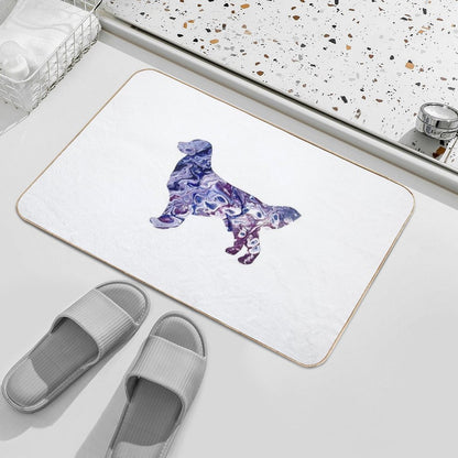 Golden Retriever  Easy Maintenance Bath Mat