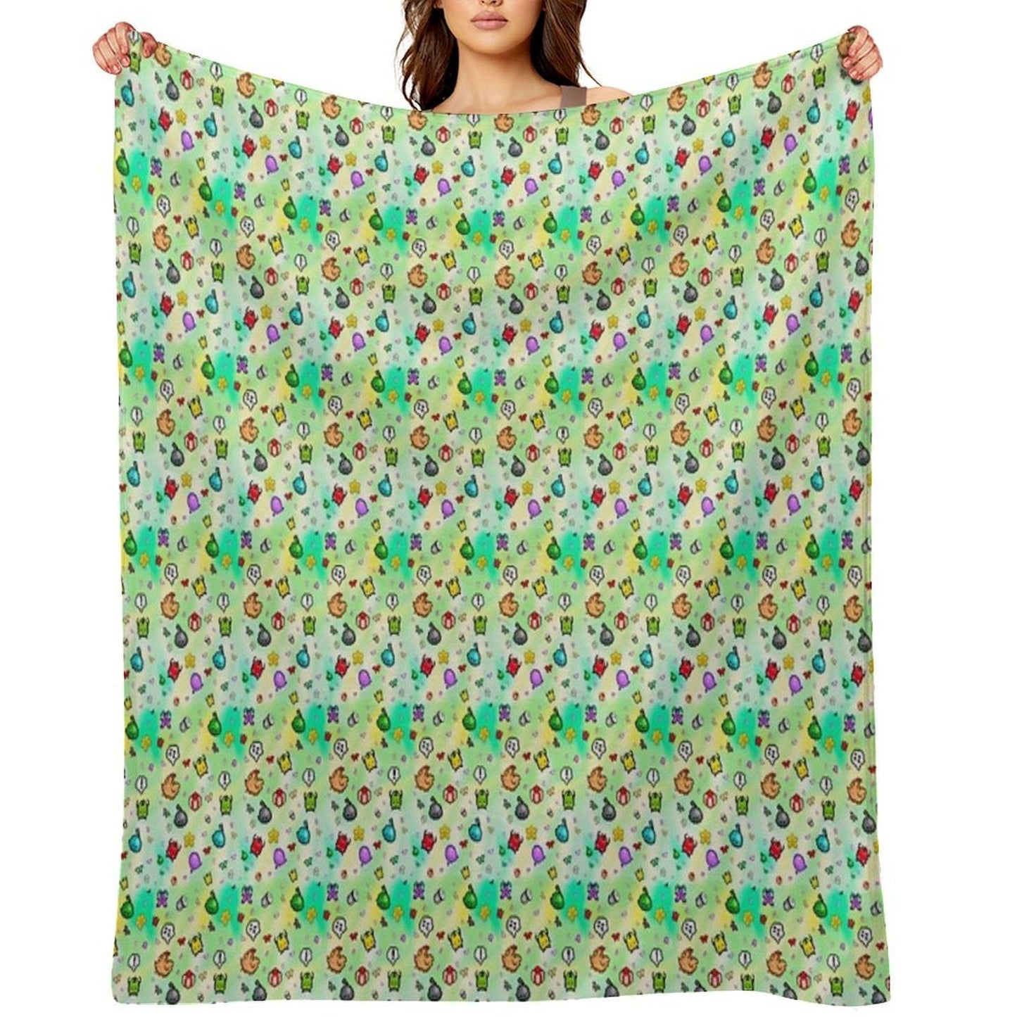 Stardew Infinite Pattern Anti-pilling Throw Blanket