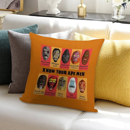 Know Your Ape Men Soft Style Accent Throw Pillow