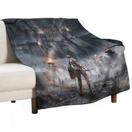 Demons Souls Art Anti-pilling Throw Blanket