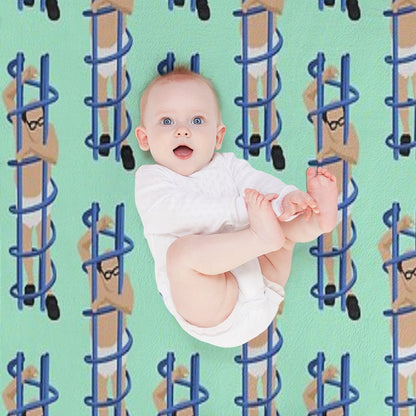 Trapped Wrinkle-free Throw Blanket