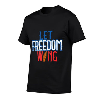 July 4th Let Freedom Wing Independence Day Gift Premium  Odor-resistant T-Shirt
