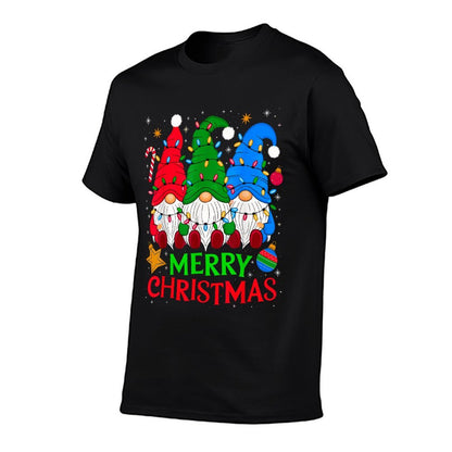 Gnomes Merry Christmas Xmas Matching  Easy-care T-Shirt