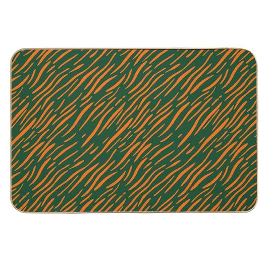 Wavy Stripes - Wavy Stripe Pattern  Eco-Friendly Bath Mat