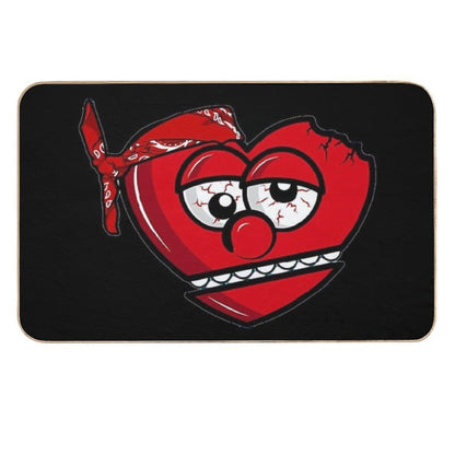Broken Heart - Glo Gang  Dirt-Trapping Bath Mat