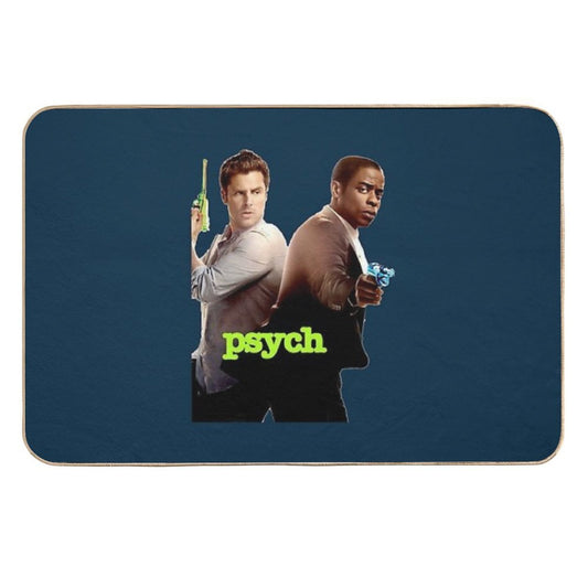 Psych Design  Slip-Resistant Bath Mat