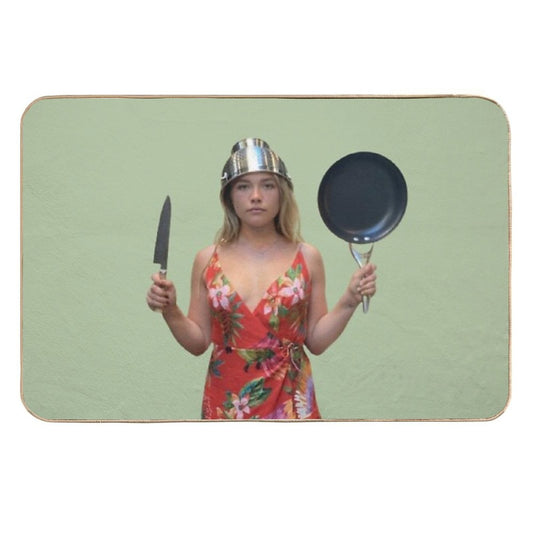 Florence Pugh Cooking with Flo  Easy Maintenance Bath Mat