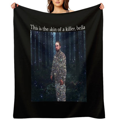 This Is The Skin Of A Killer Bella Meme Essential Plush Throw Blanket