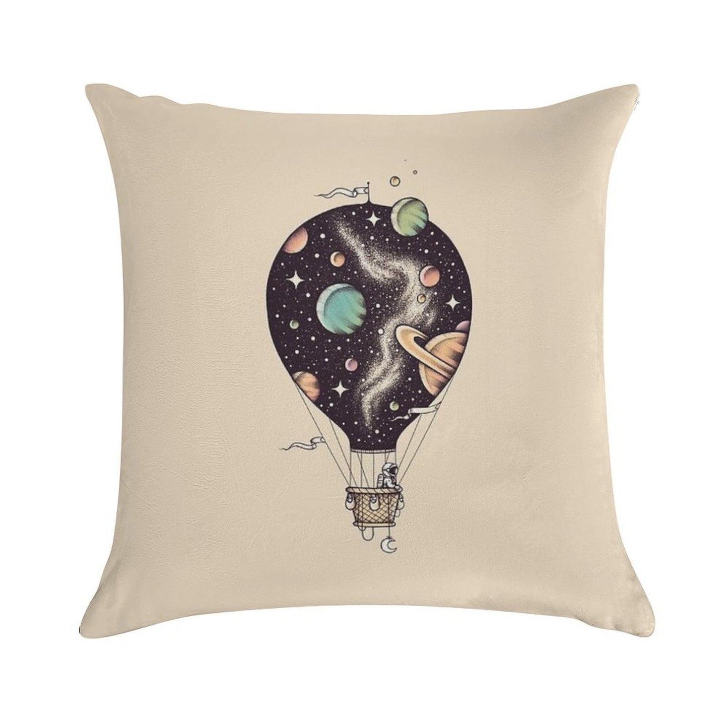 Interstellar Journey Soft Reinforced Edging Throw Pillow