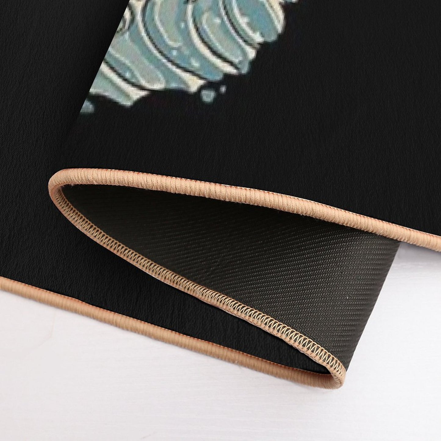 Dragon Sushi Ramen - Black Version  Easy To Clean Bath Mat