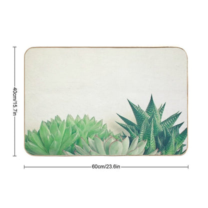 Succulent Forest Durable Bath Mat