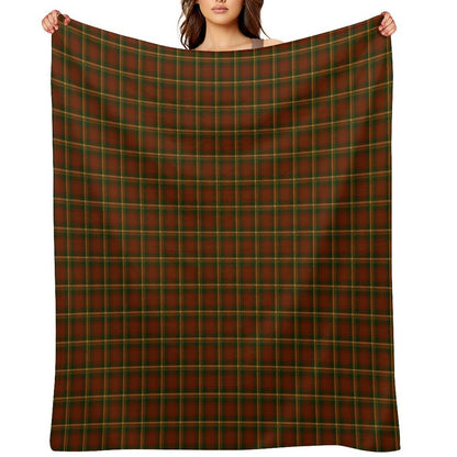 Canadian National Maple Leaf Tartan Gift-ready Throw Blanket