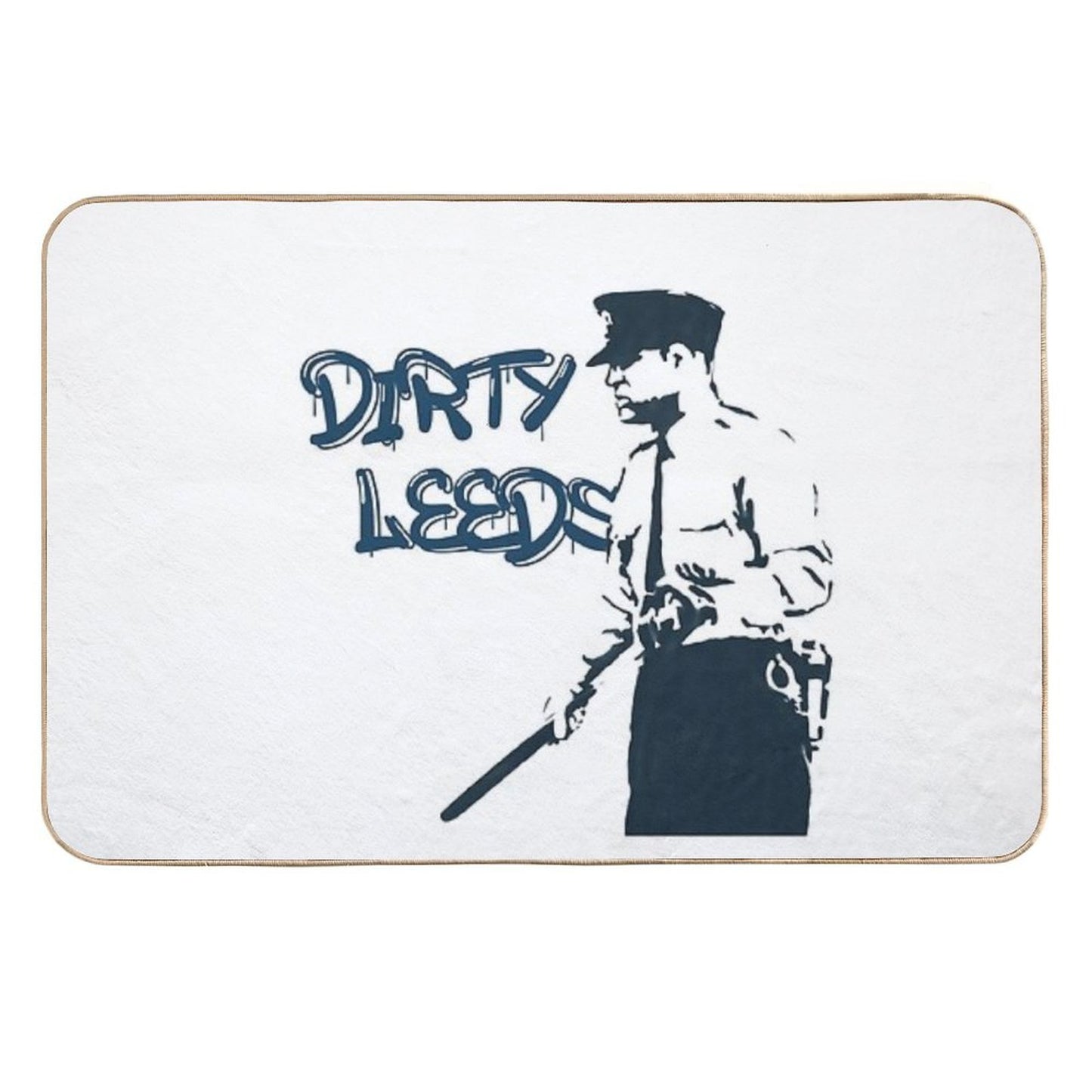 Dirty Leeds  Long-Lasting Bath Mat