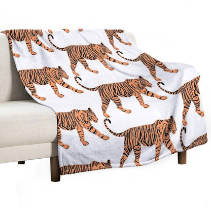 Tiger Travel-friendly Throw Blanket