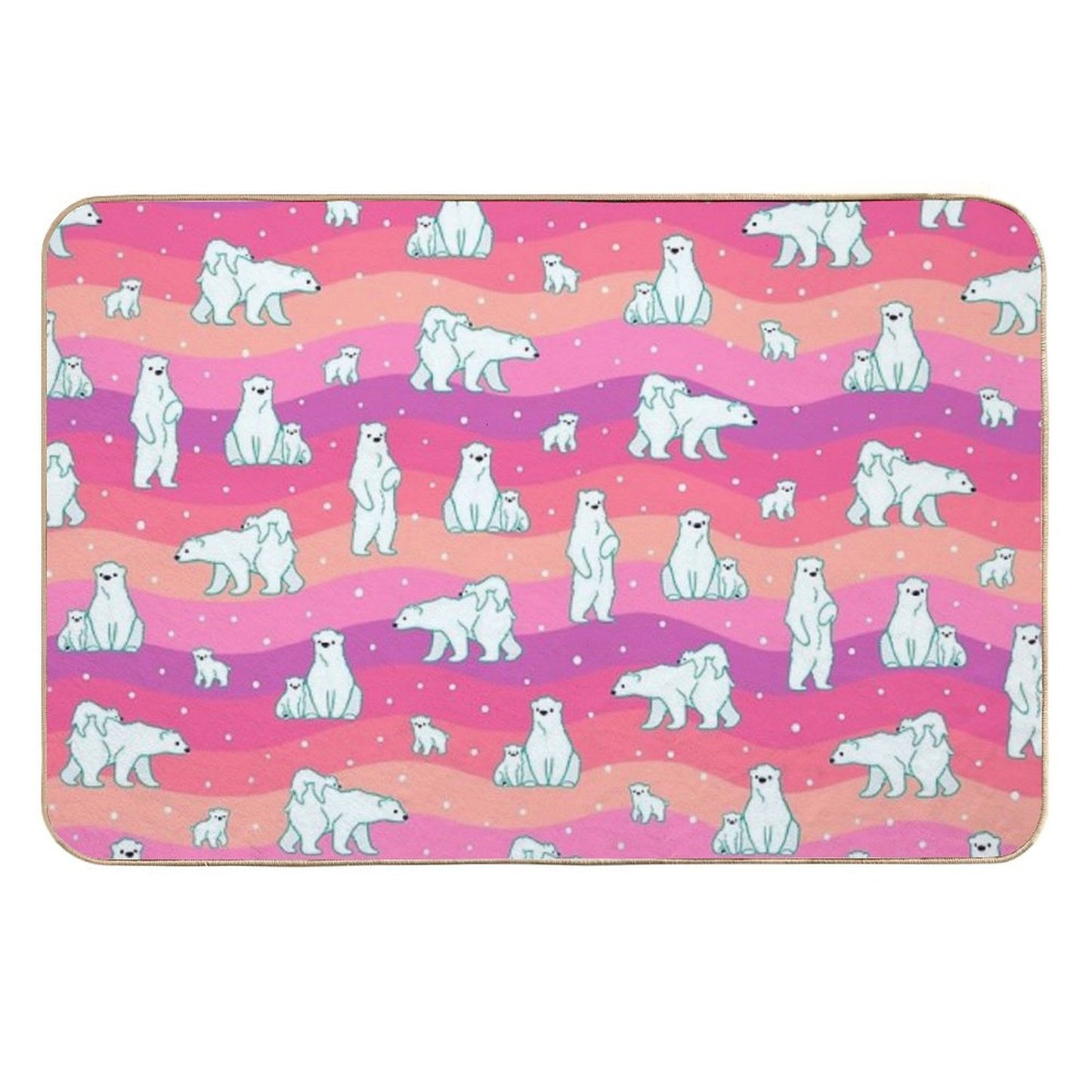 Polar Sunset  Toxin-Free Bath Mat