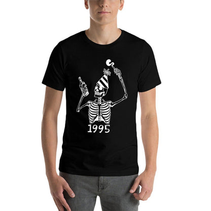 Death To My Twenties 30th Birthday Skeleton Dirty In Thirty  Eco-friendly Material T-Shirt