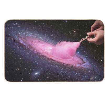 Cosmic Cotton Candy - Pink Stardust  Dirt-Trapping Bath Mat