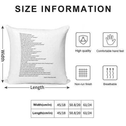 Every That's What She Said From The Office Soft Gift Ready Throw Pillow