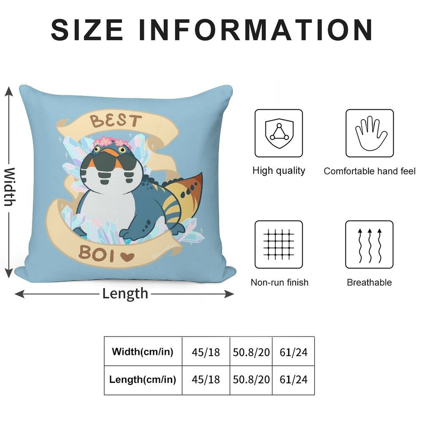 Dodogama Best Boi (MonHun World) Soft High-Density Material Throw Pillow