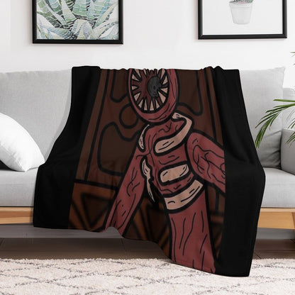 Figure, Roblox Doors Anti-pilling Throw Blanket