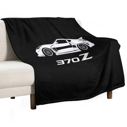 Nissan 370z Sustainable Throw Blanket