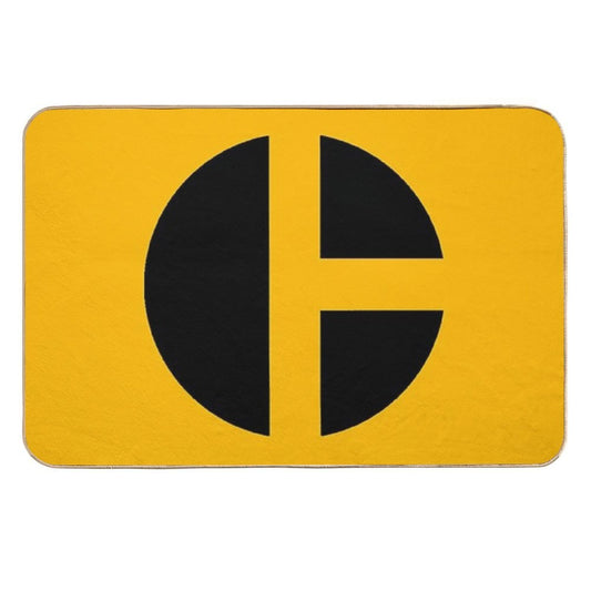Caterpillar Logo - C  Slip-Resistant Bath Mat