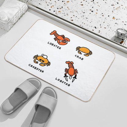 Lobster + Crab  Repositionable Bath Mat