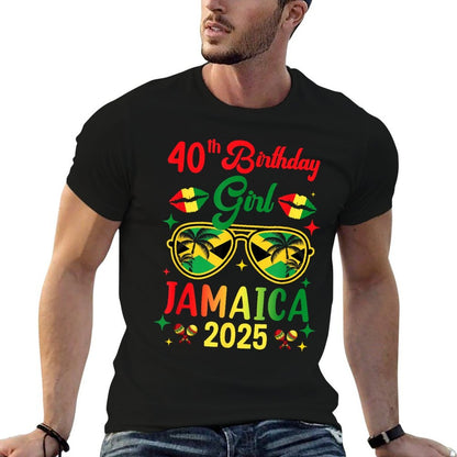 40Th Birthday Girl Jamaica Vacation Party Outfit 1985  Soft T-Shirt