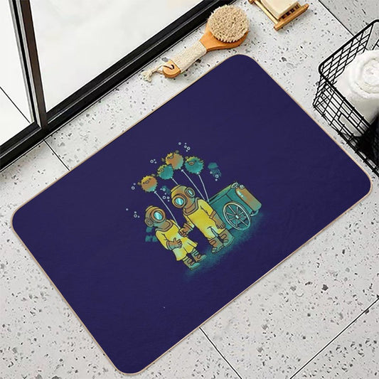 The Balloonfish Vender  Repositionable Bath Mat