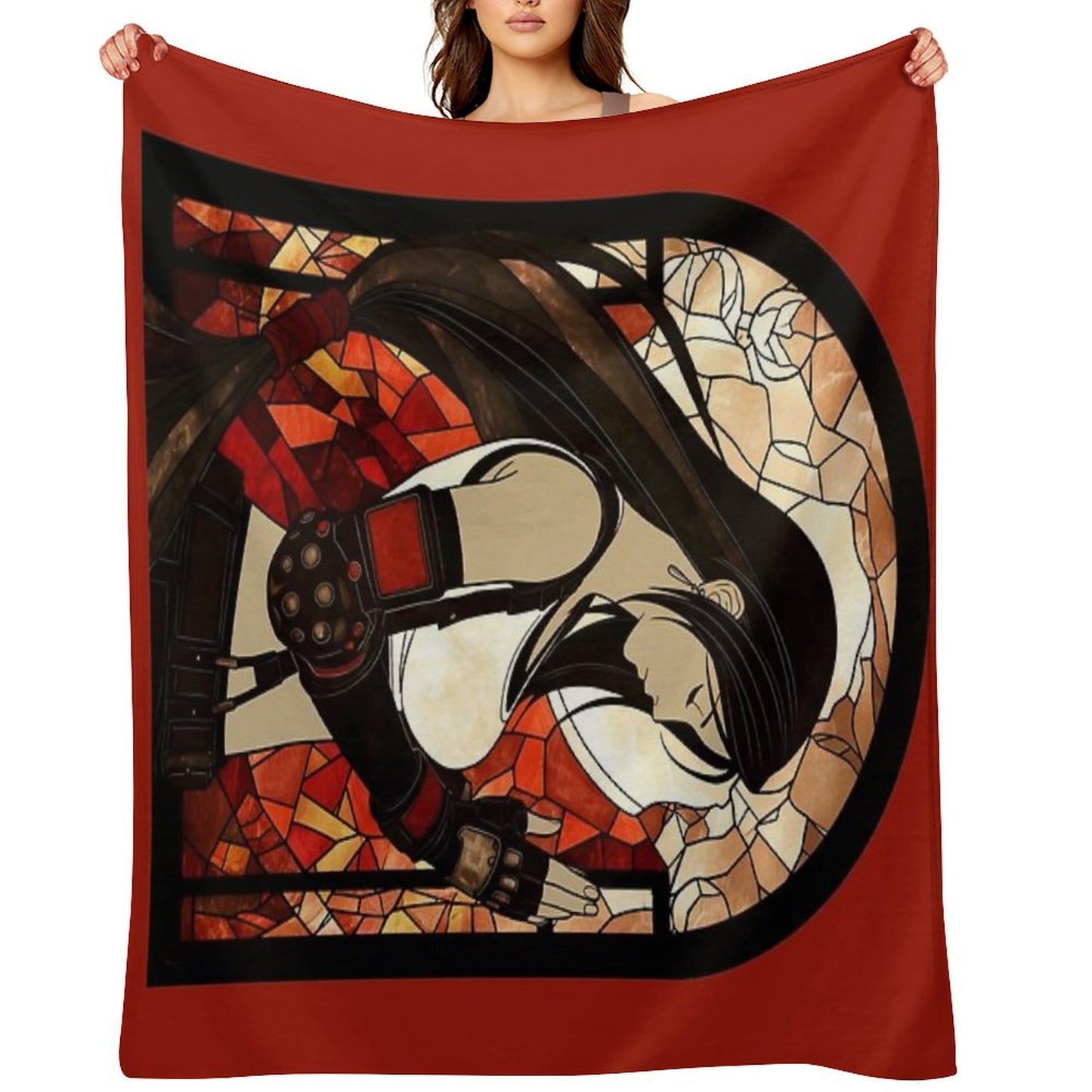 Stained Glass Tifa Comfort Throw Blanket