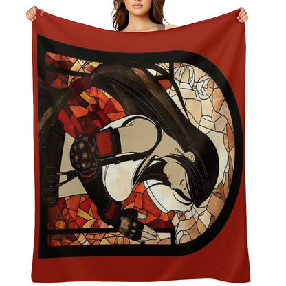 Stained Glass Tifa Comfort Throw Blanket