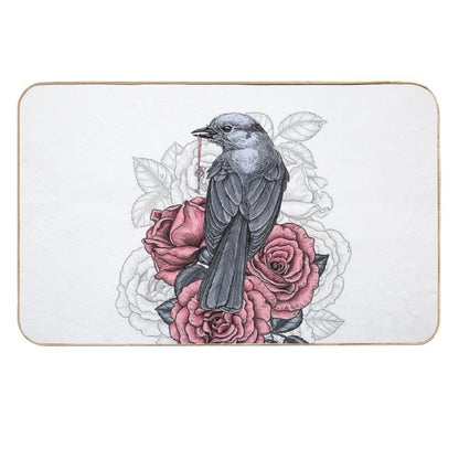 The Bird with The Silver Key  High-Traffic Bath Mat