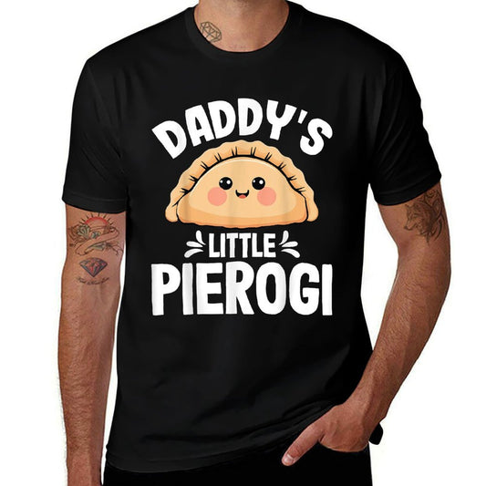 Kids Daddys Little Pierogi - Polish Pierogis Lover Dad  Eco-friendly Material T-Shirt