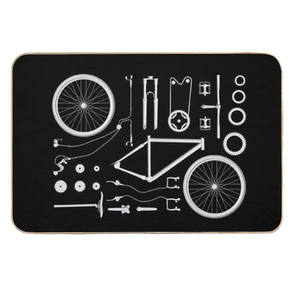 Bike Exploded  Toxin-Free Bath Mat