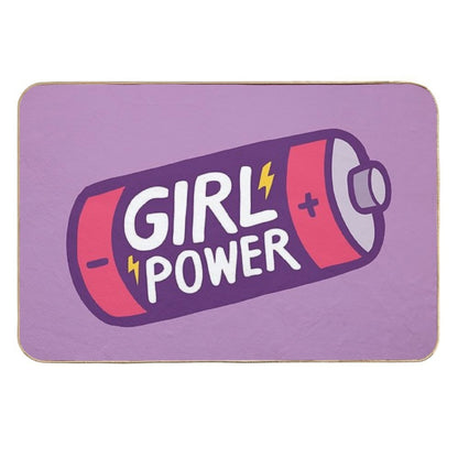 Girl Power  Stain-Proof Bath Mat