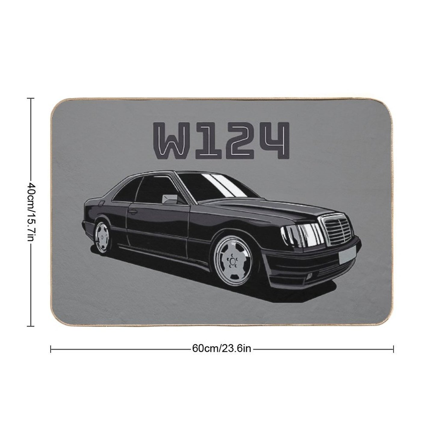 W124  High-Traffic Bath Mat