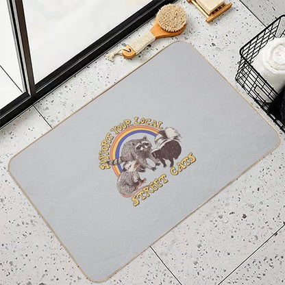 Street Cats  High-Traffic Bath Mat