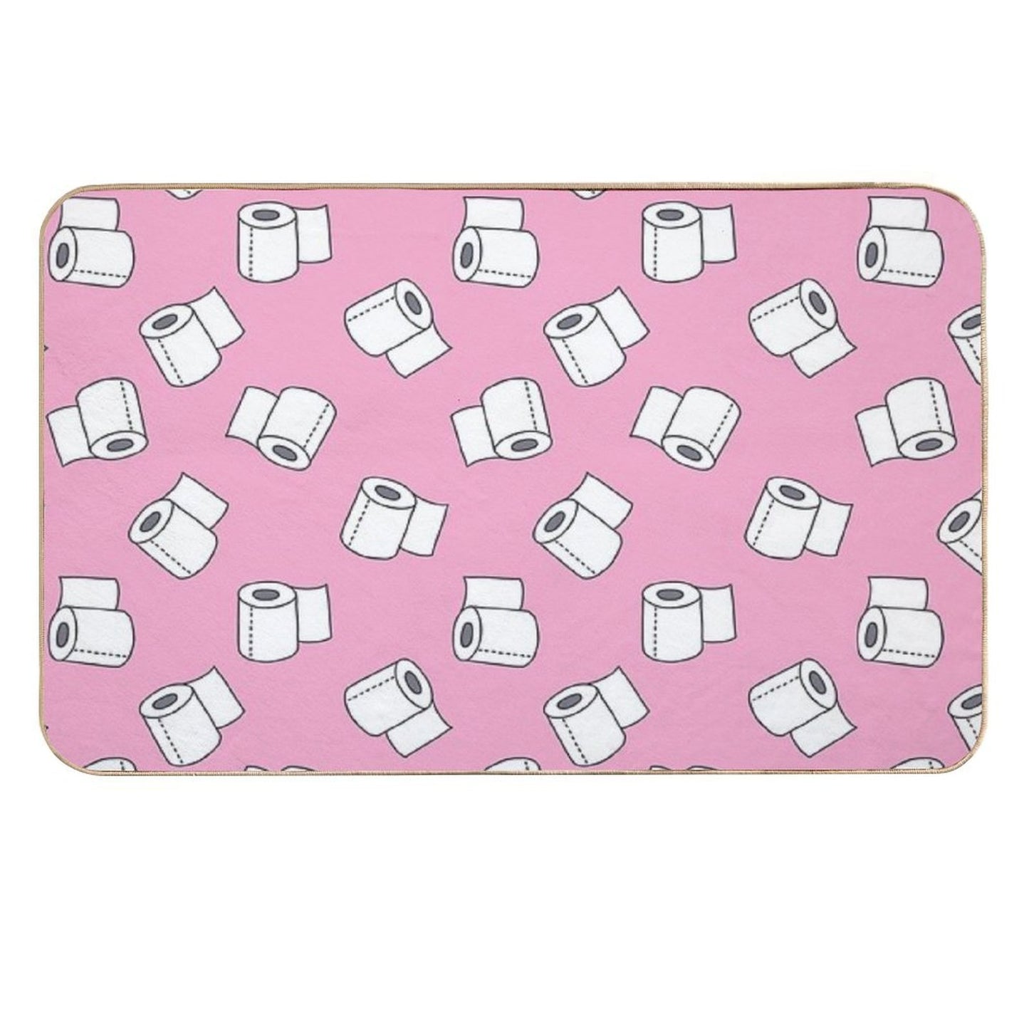Doodle Pattern. Toilet Paper  Long-Lasting Bath Mat