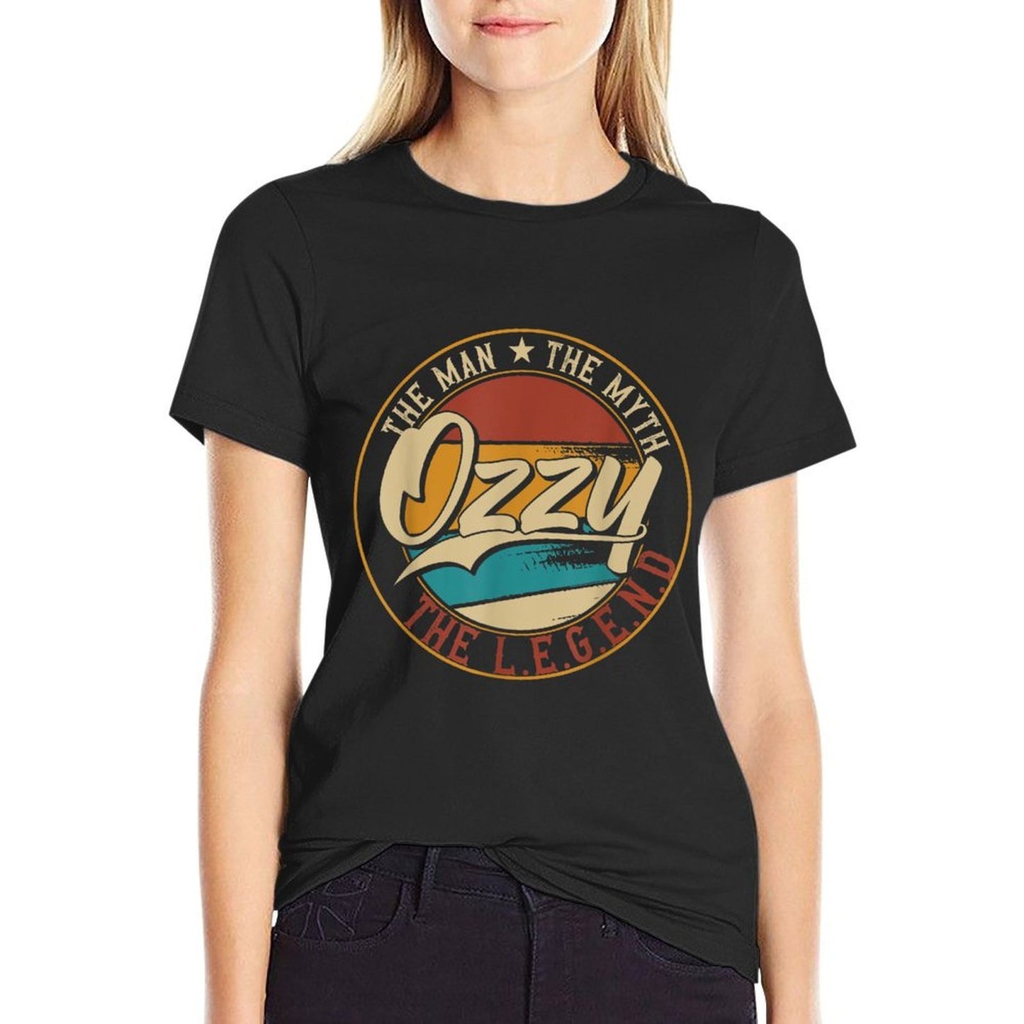 Ozzy The Man The Myth The Legend  High-quality Stitching T-Shirt