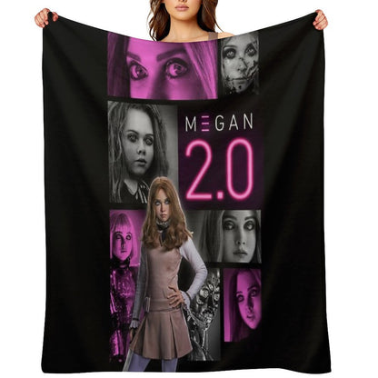 M3GAN 2 Eco-conscious Throw Blanket