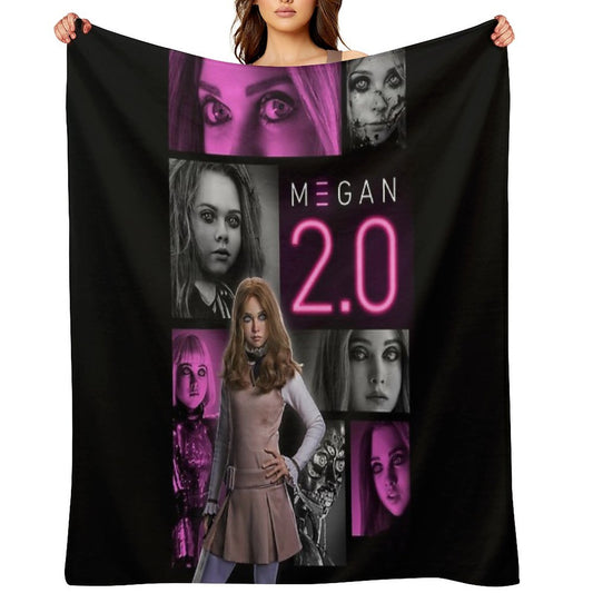 M3GAN 2 Eco-conscious Throw Blanket