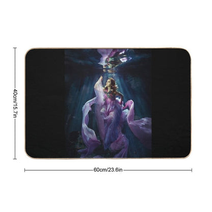 Mermaid  Repositionable Bath Mat