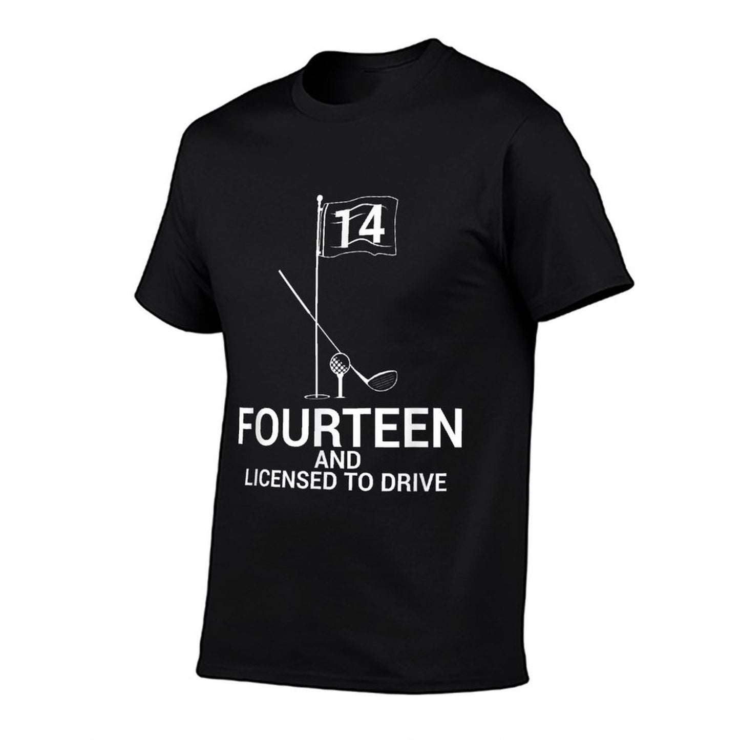 Funny Golf Sayingn Golfer 14th Birthday  Fade-proof Color T-Shirt