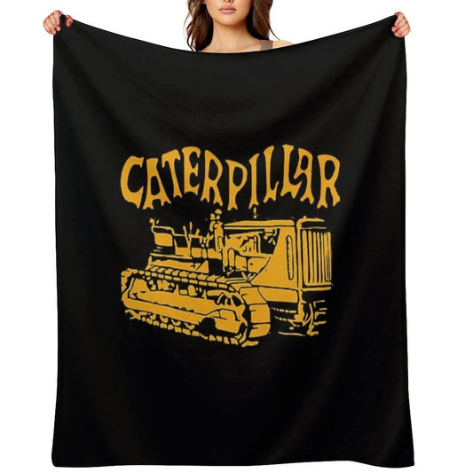 Caterpillar Bulldozer Lightweight Throw Blanket