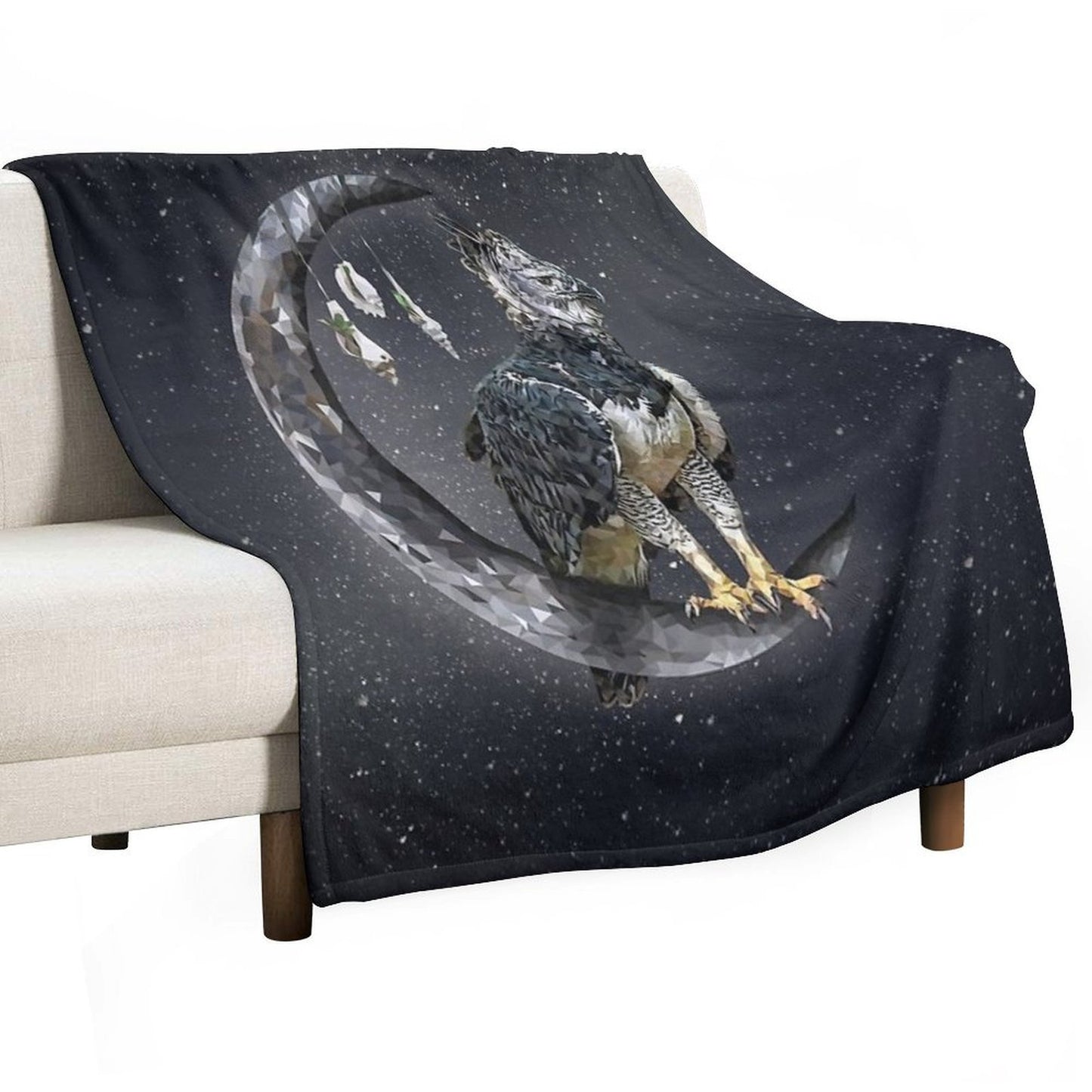 Harpy Eagle Quick-dry Throw Blanket