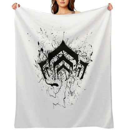 Warframe Logo Plush Throw Blanket